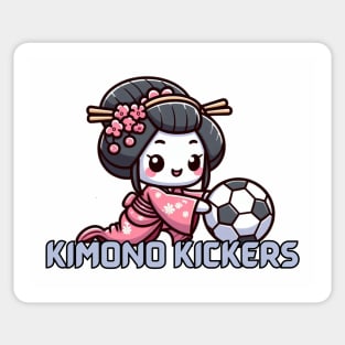 Football player Geisha girl Sticker